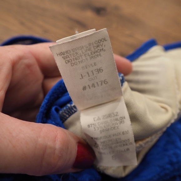 La Blanca sz 8 blue swirl one piece swimsuit - Picture 10 of 16